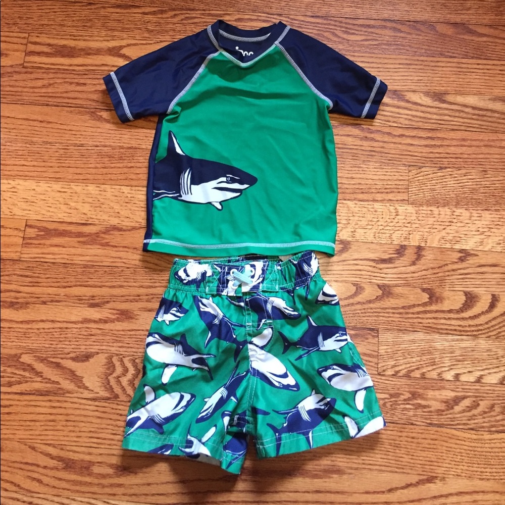 Toddler shark swim suit 18M