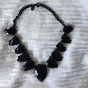 Express black statement necklace