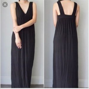J. Crew black maxi dress