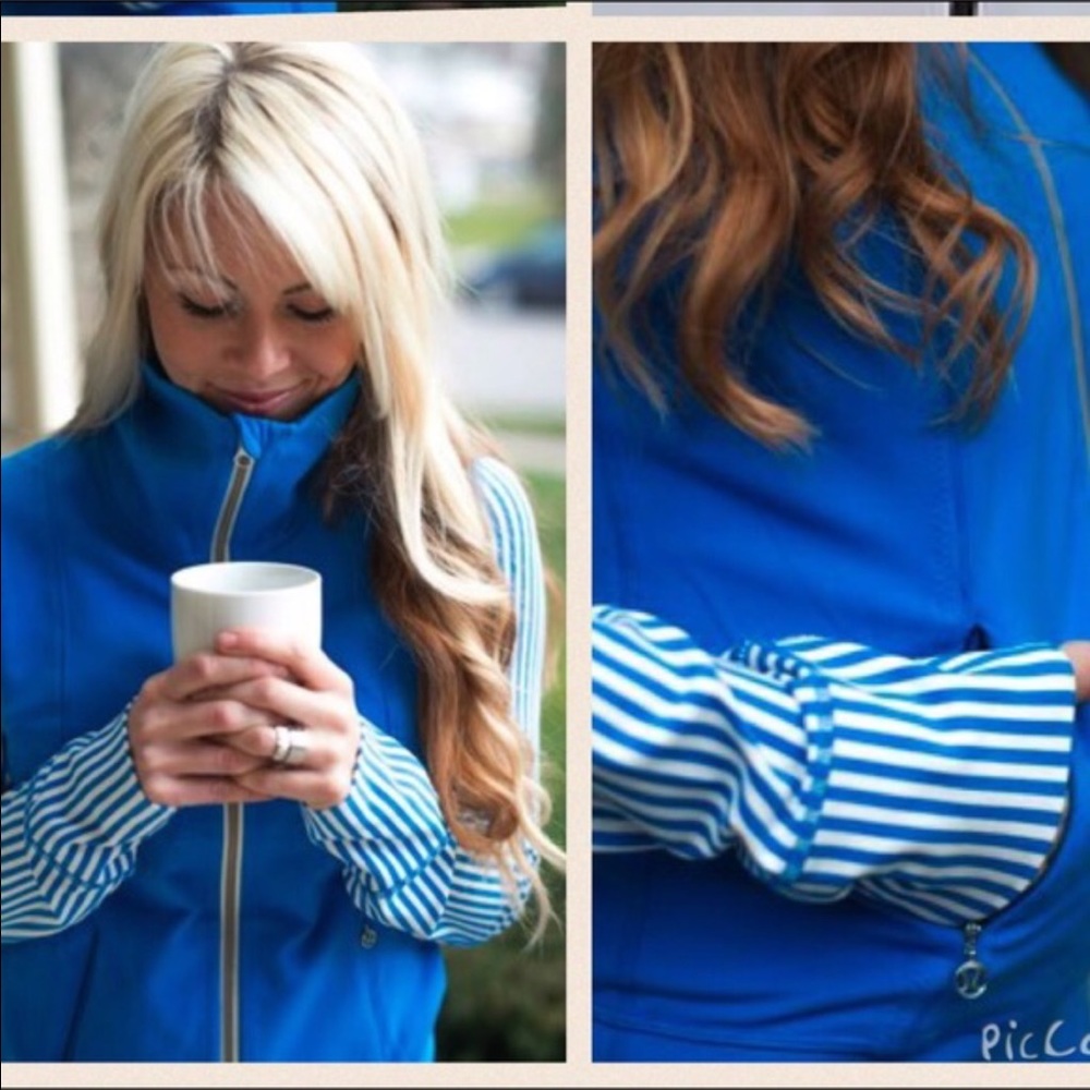 Lululemon tight yoga jacket sweatshirt