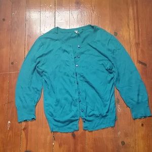 Teal Cardigan