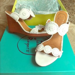 Jack Rogers Luccia Wedge in White