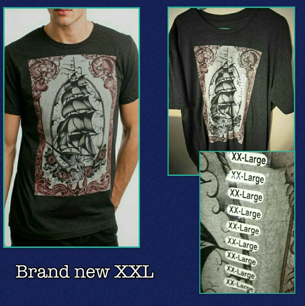 Curbside Ship Tshirt XL AND XXL