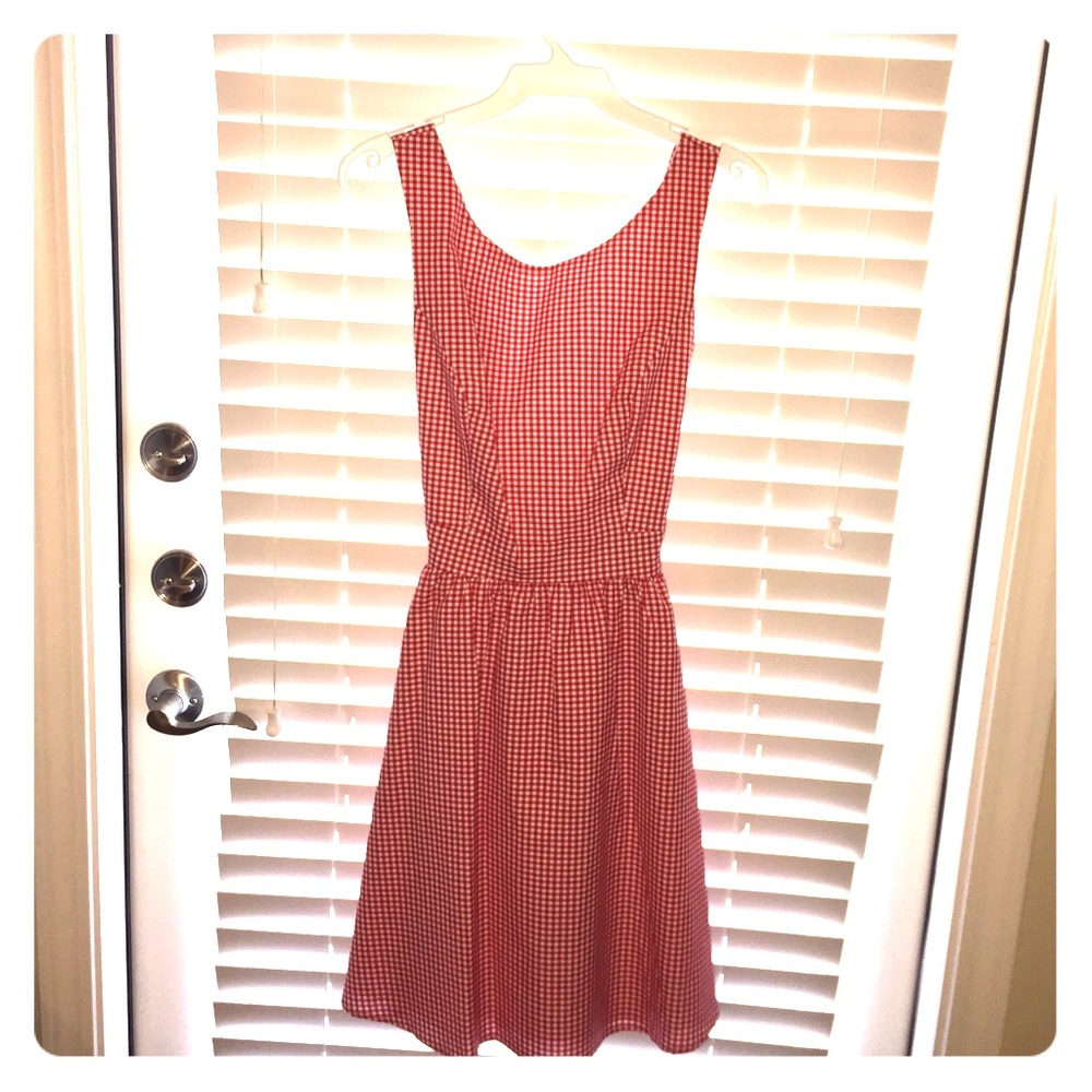 Lauren James Emerson Red Gingham Dress