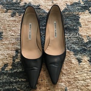 Black Manila blahnik heels