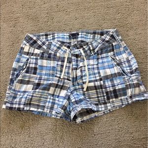 Gap plaid shorts size 8