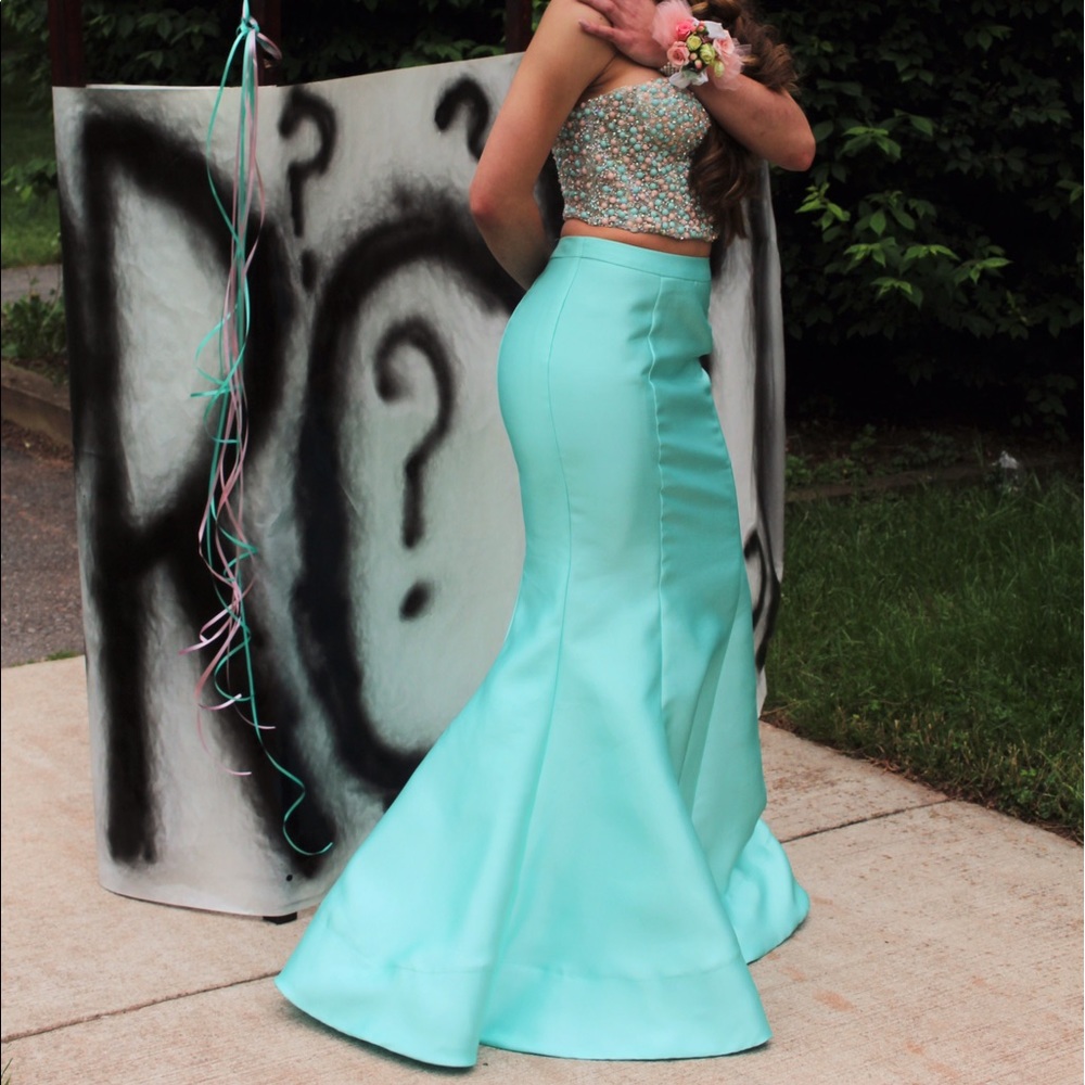 Two Piece Prom Dress