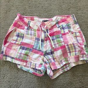 Gap plaid shorts size 8