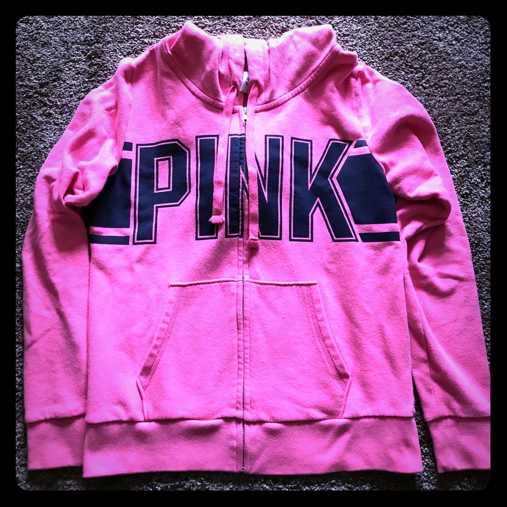 VS PINK zip up hoodie