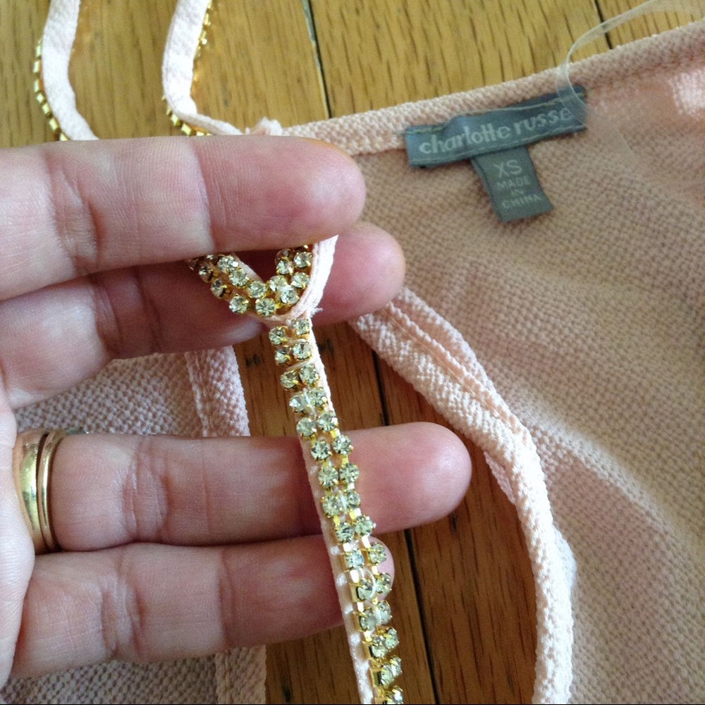 ✨Sexy Rhinestone Choker Bodysuit✨ - Picture 6 of 8