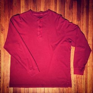 Mens L.L. Bean Henley.