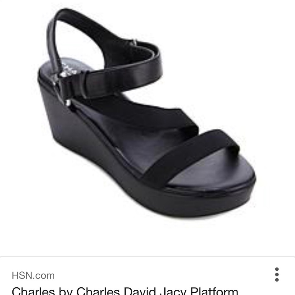 ❤️Charles David Black Jacy Wedge❤️