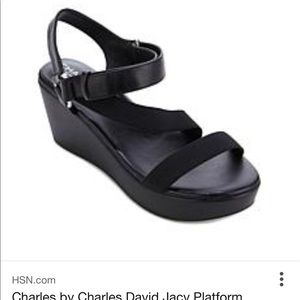 ❤️Charles David Black Jacy Wedge❤️