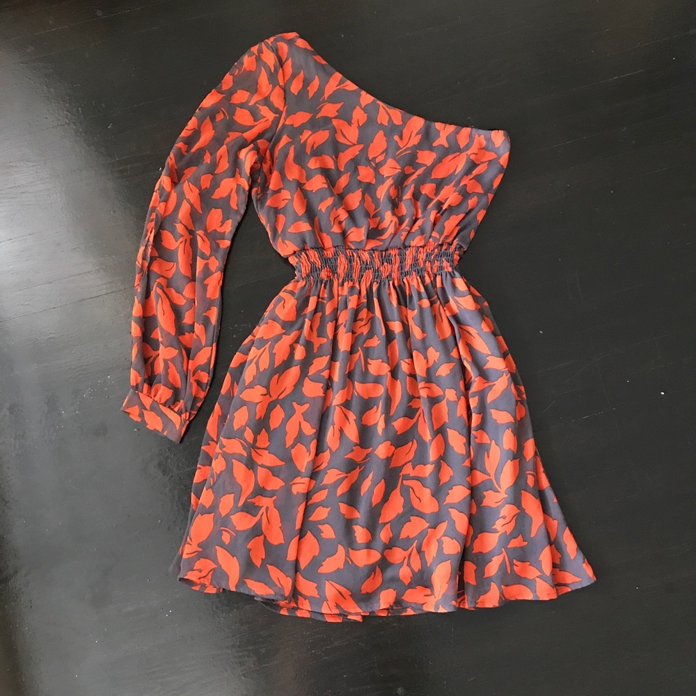 vibrant one shoulder Dress