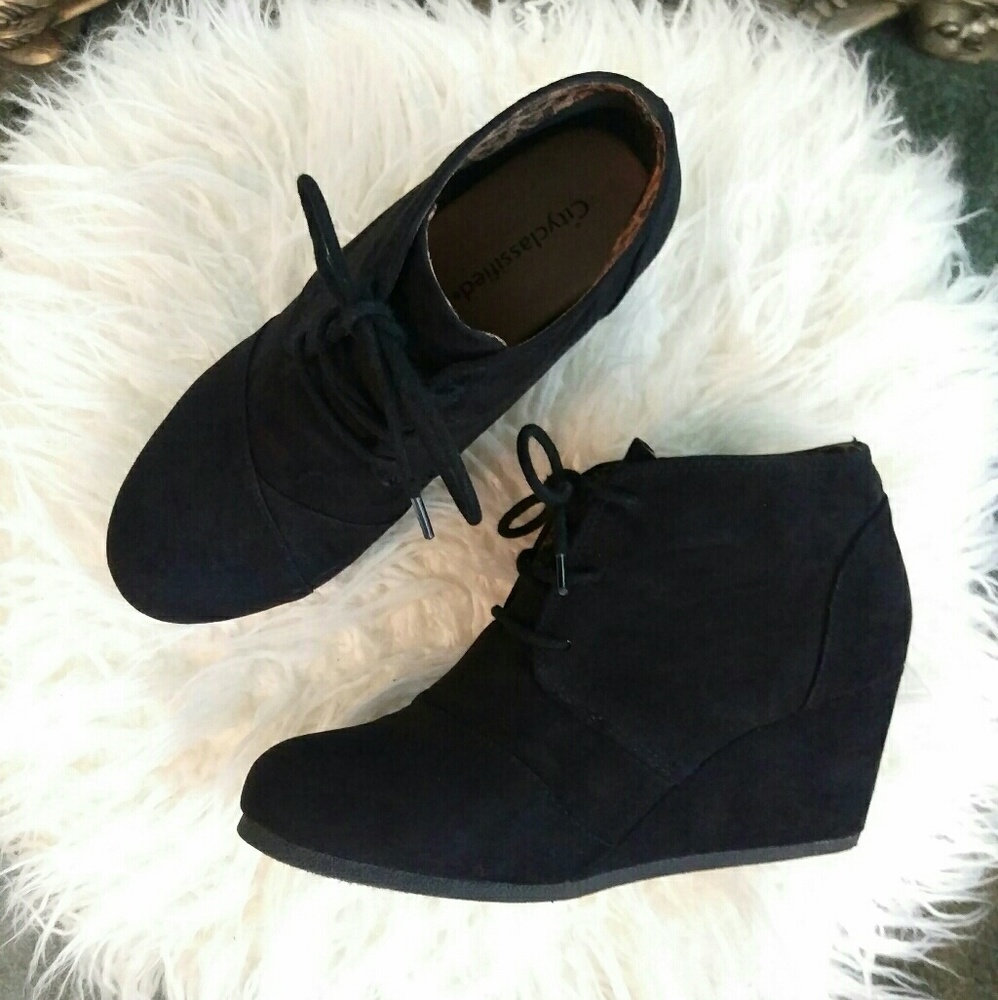 Cityclassified black 3in wedges