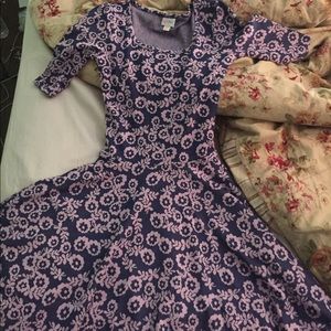 Purple with pink floral Nicole