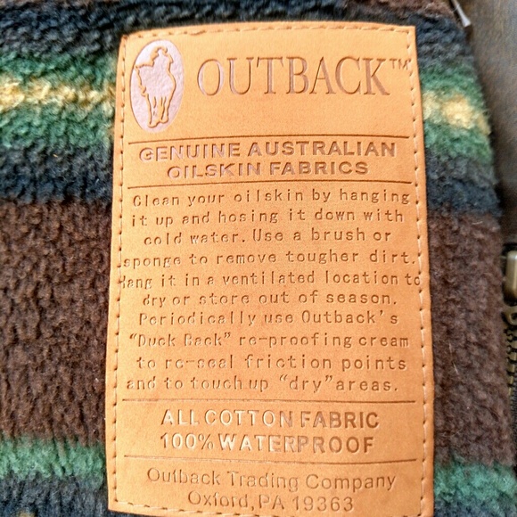 Outback trading company oilskin jacket XXL - Picture 7 of 8