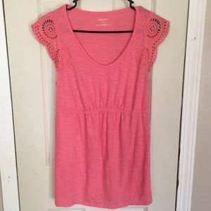 Motherhood Maternity coral top