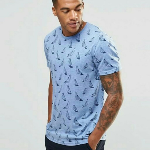 Abercrombie & Fitch Other - Abercrombie light blue sailboat t shirt XL