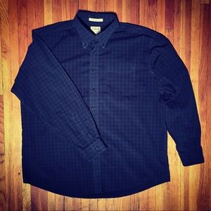 Mens L.L. Bean Plaid Oxford.