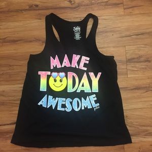 Justice black tank