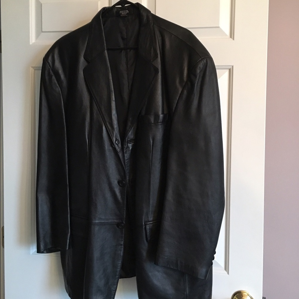 Mens leather jacket