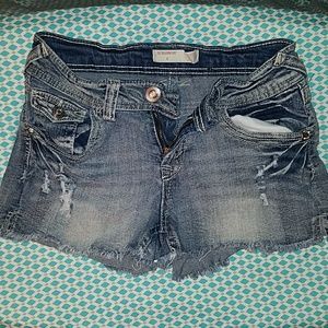 Jean Shorts size 9 Anchor detail back pockets