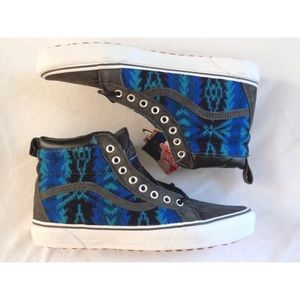 Vans Shoes "Sk8-Hi" Pendleton Tribal Blue Men 10.5