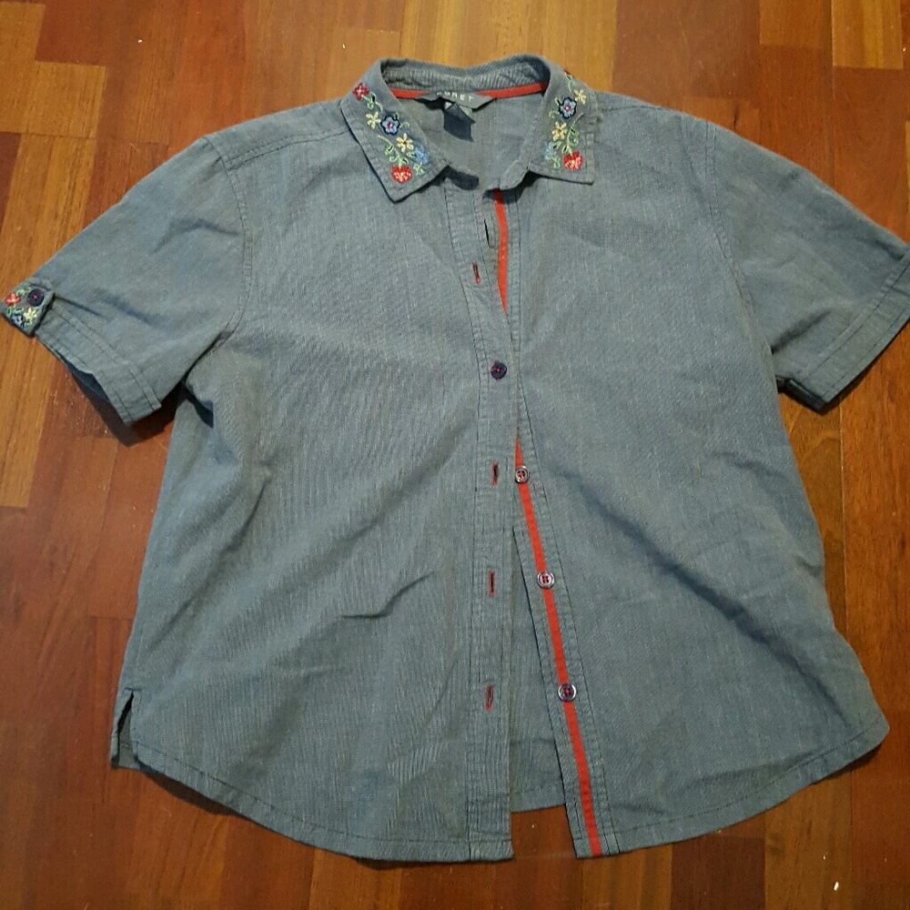 Vintage button down blouse