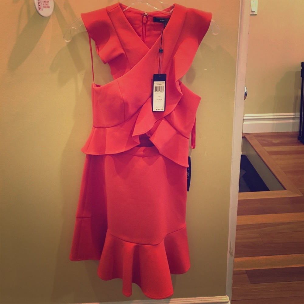 BCBGMAXAZRIA Bright Poppy Careen Dress