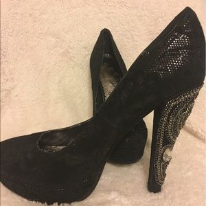 Bejeweled Platform pumps