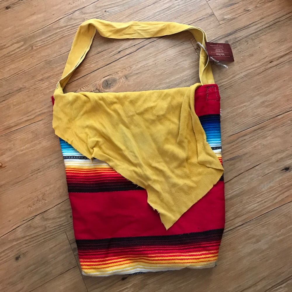 Red serape purse