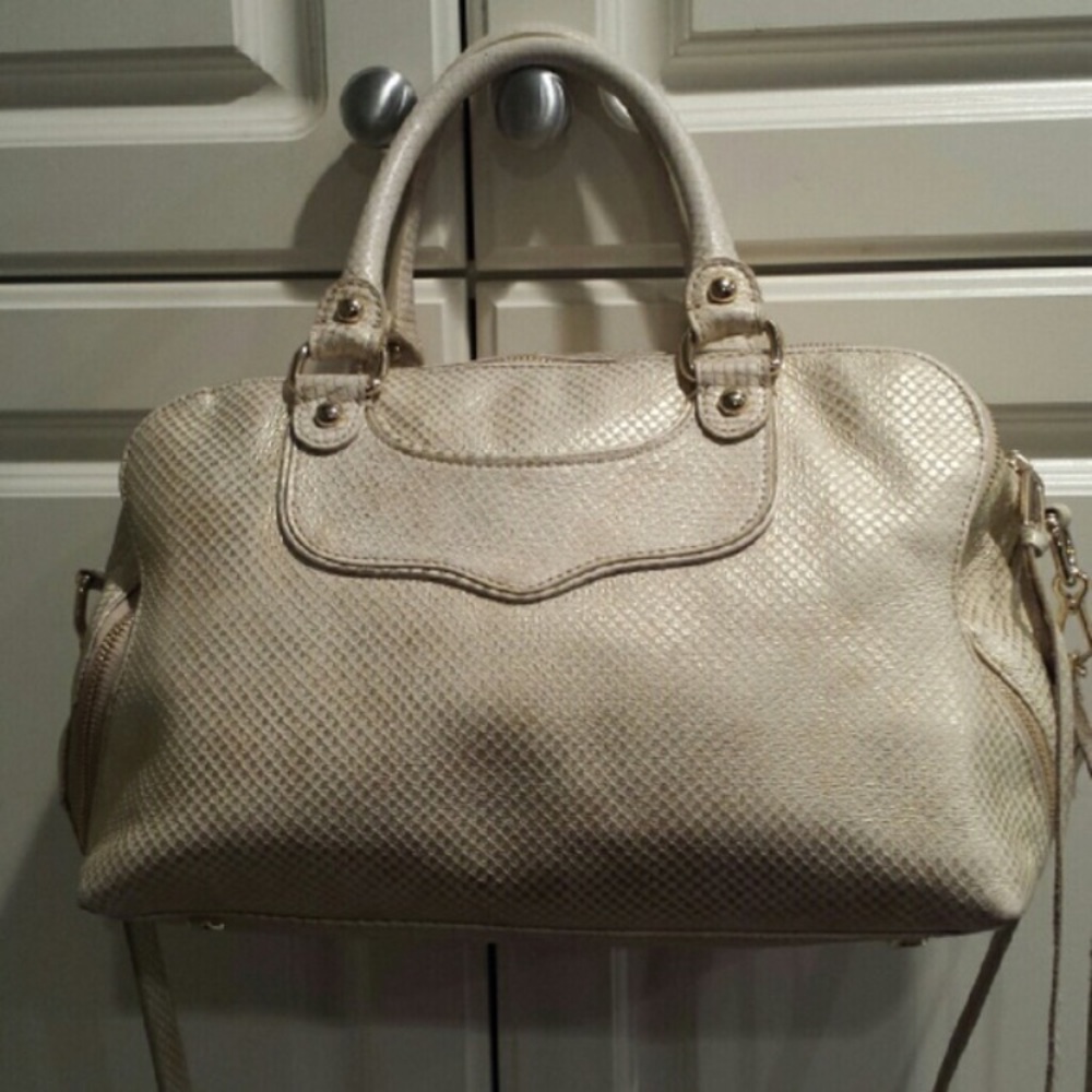 Rebecca Minkoff Gold Bag EUC