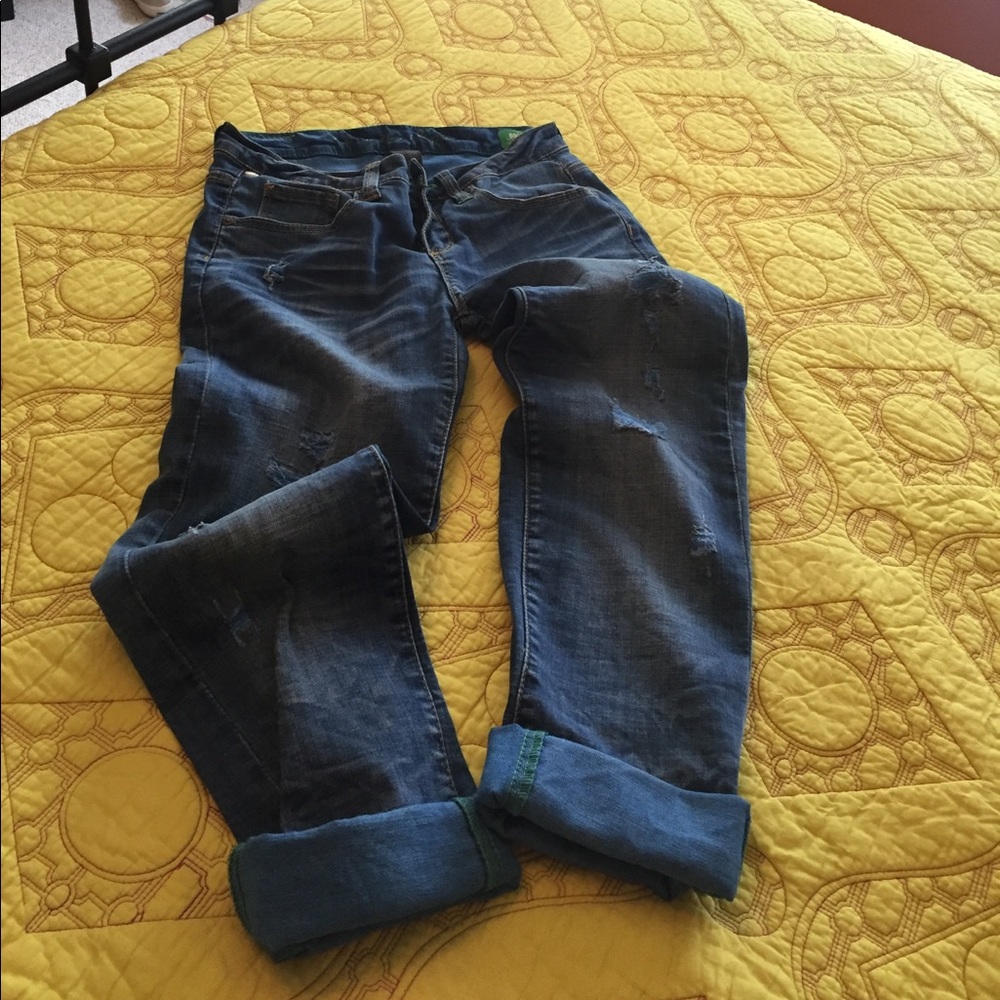 Never worn boyfriend jeans!