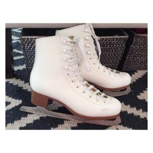 Glacier 120 Women's Figure Ice Skates White Size 8