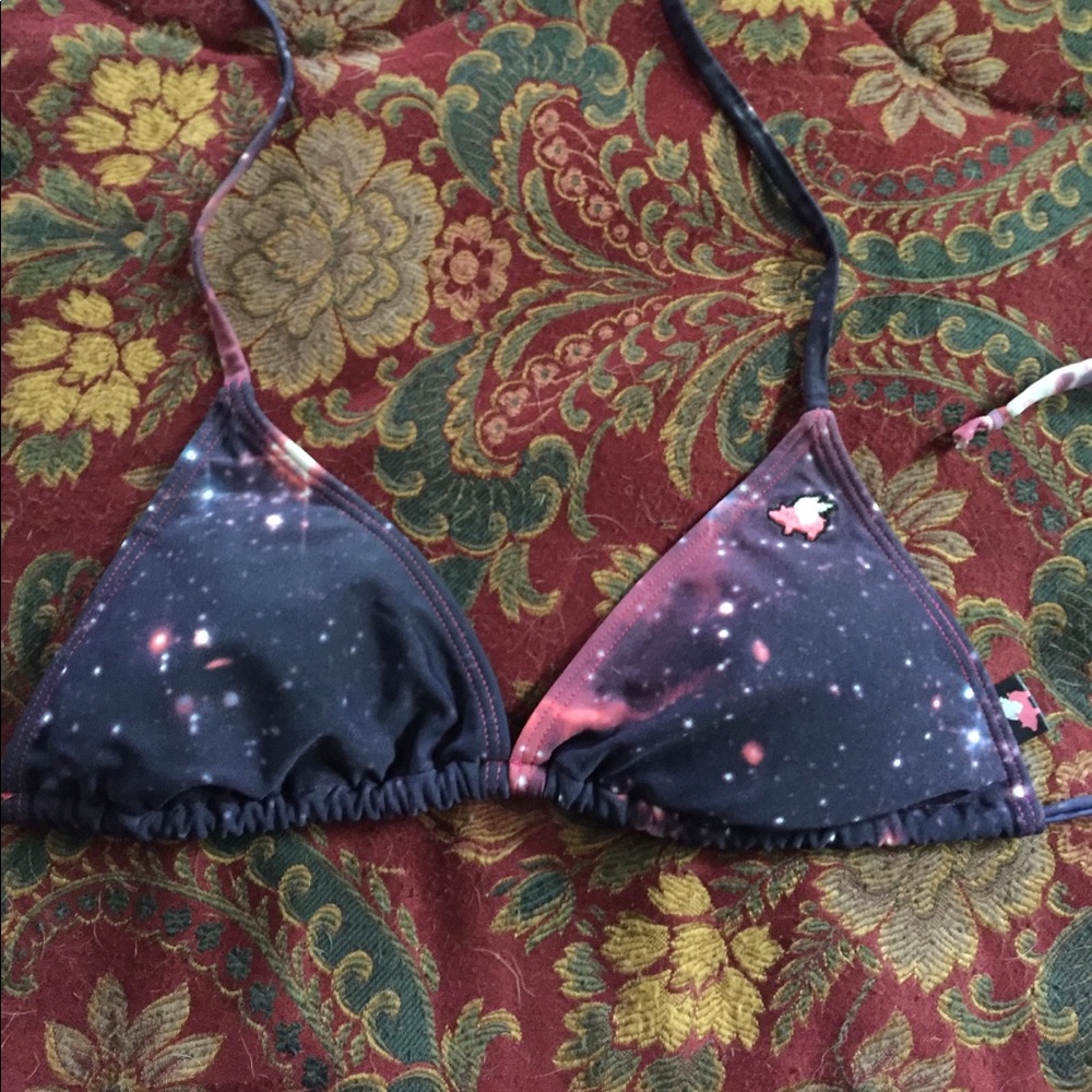 Glamour Kills Galaxy Bikini Top