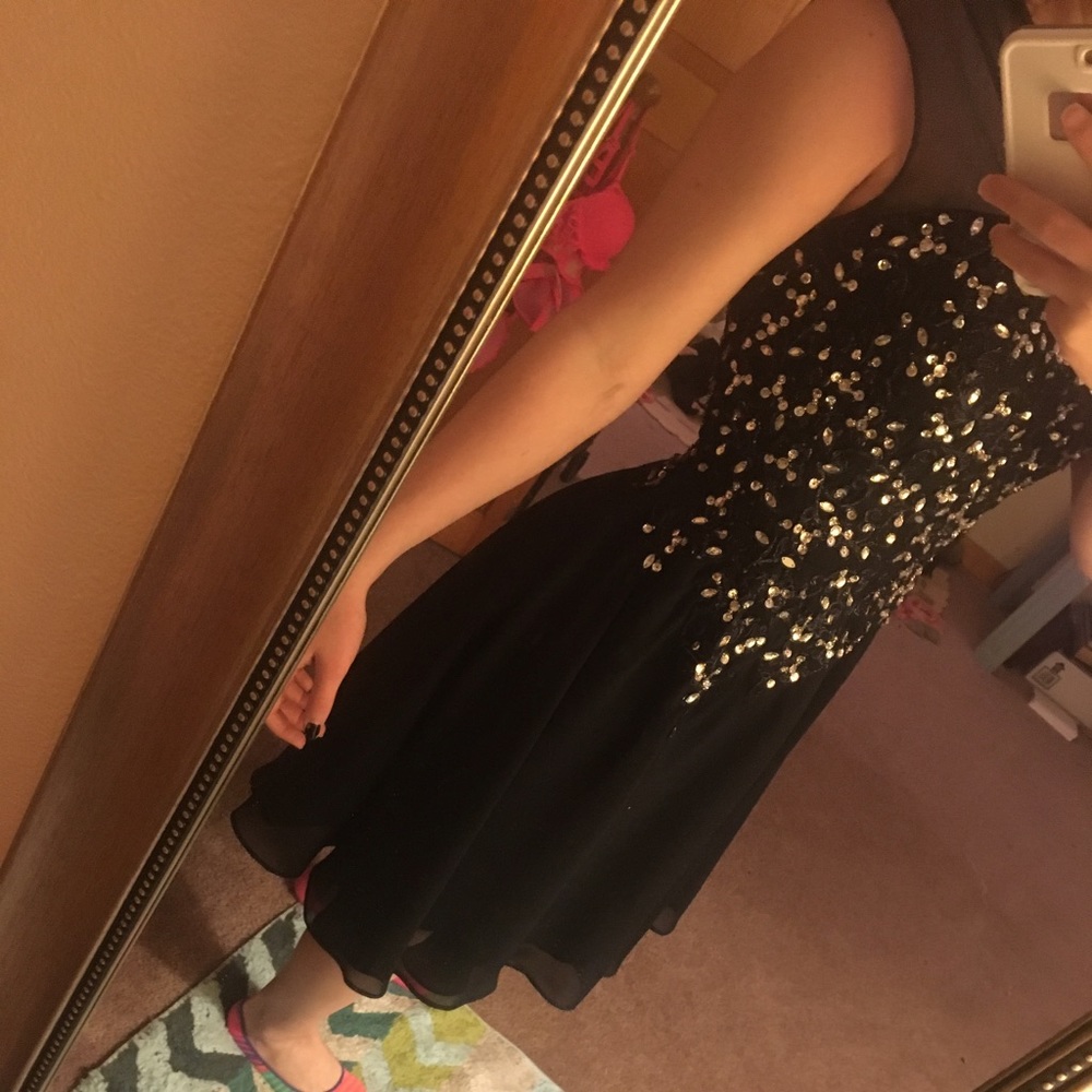 Navy blue homecoming/ formal dress