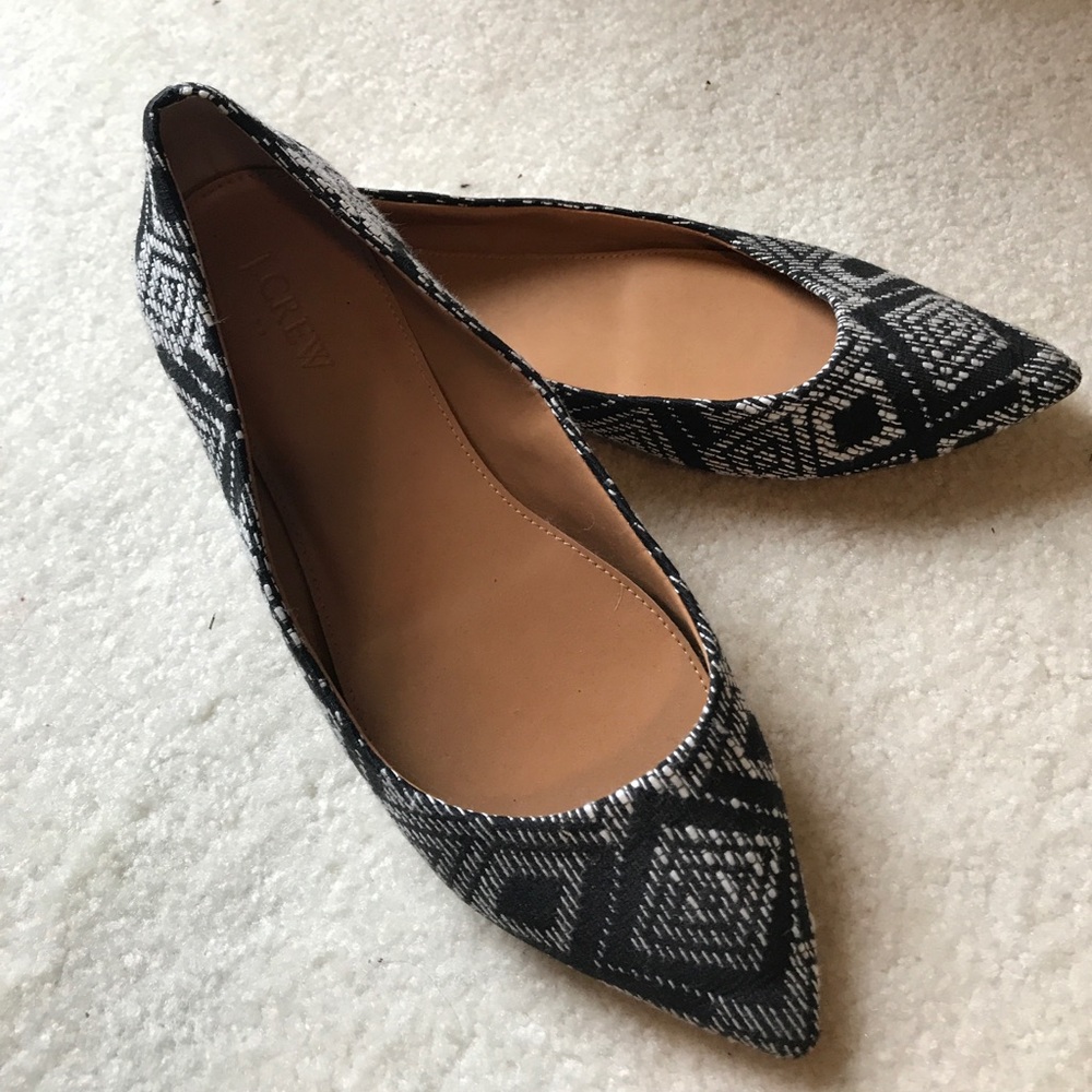 J Crew Ikat Flats