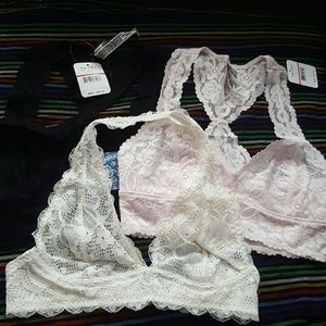 Just lowered! Free People bralette bundle