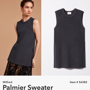 Aritzia Wilfred Palmier Sweater