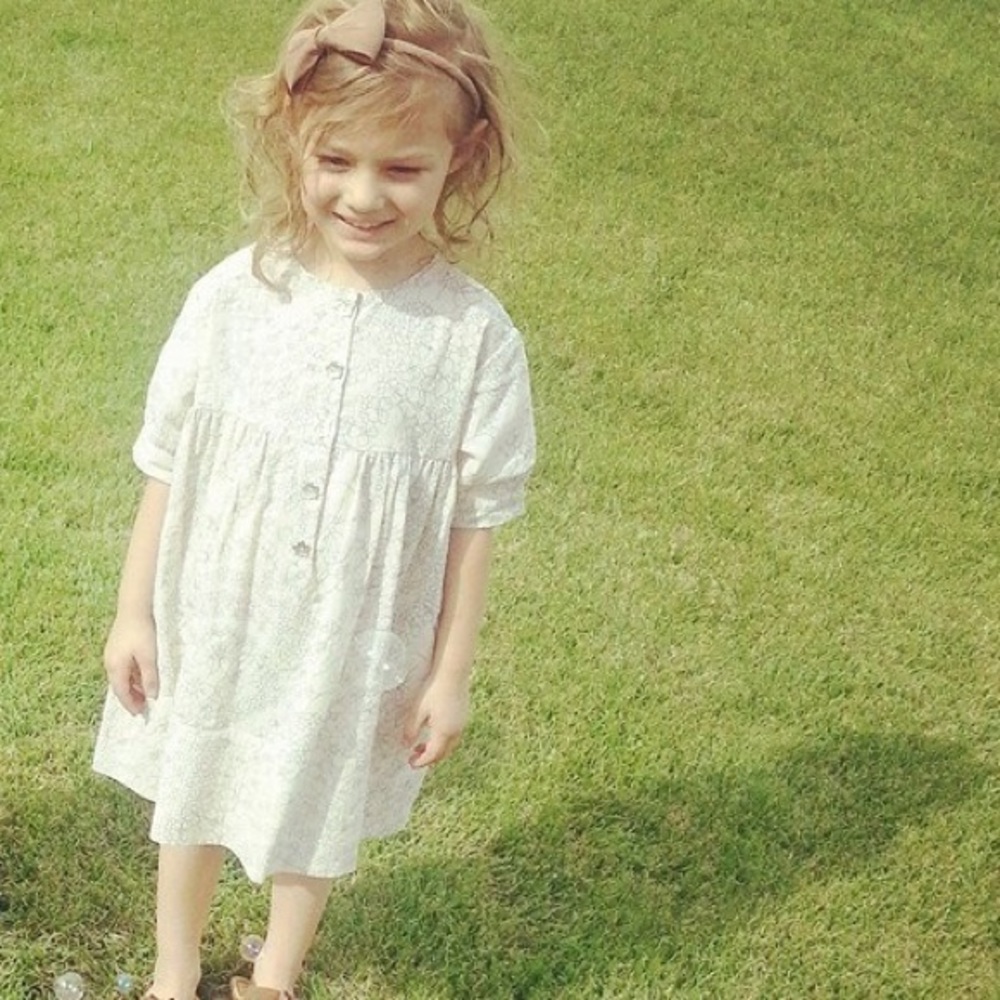 Baby doll dress blue pony vintage