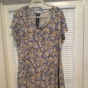 Michael Kors Printed Swing Dress
