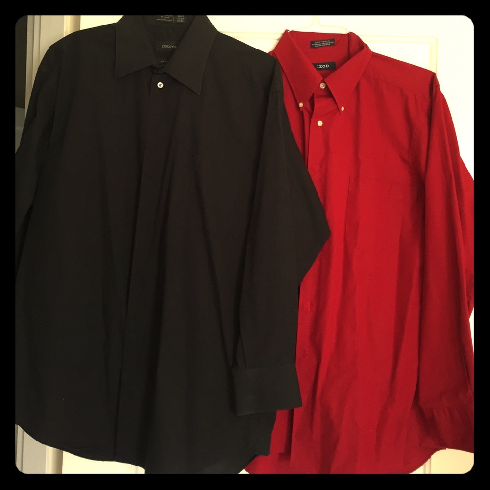 Dress shirts (Men) size L - two