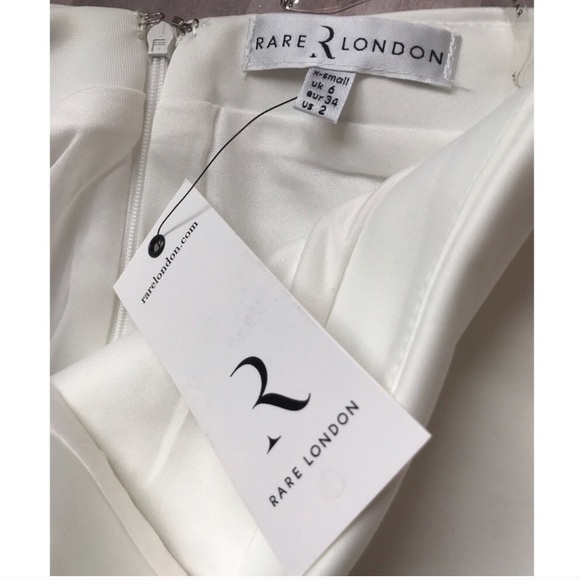 LOWEST⬇️NWT Rare London Asymmetrical Lace Up Skirt - Picture 3 of 5