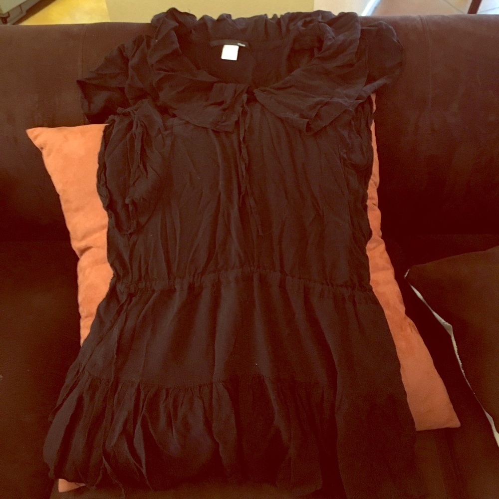Black mini dress