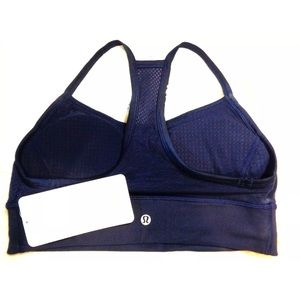 NWT Lululemon Fit Physique Bra HOBE Navy Blue 8