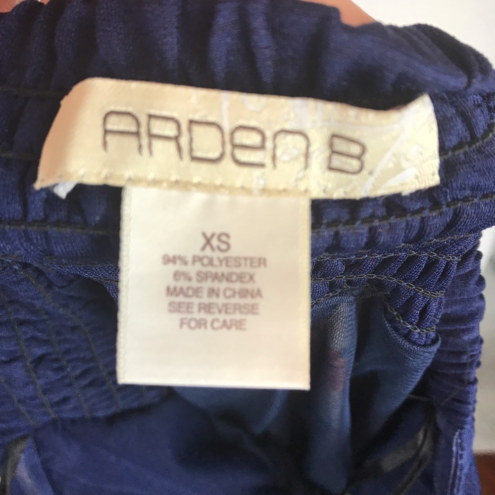 Arden B. Strapless top sweetheart neckline floral - Picture 6 of 7