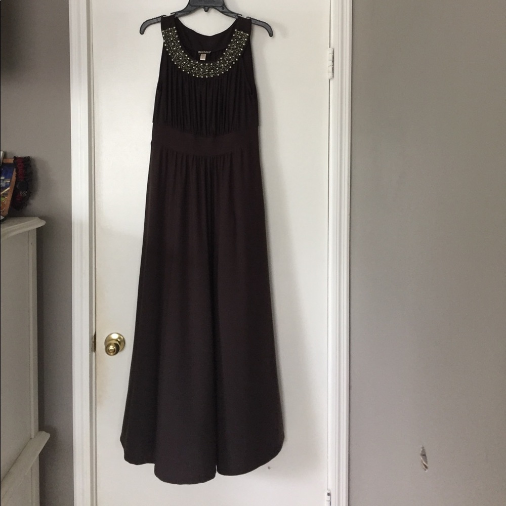 Pewter Empire cut Dress, worn once! Gorgeous on!!
