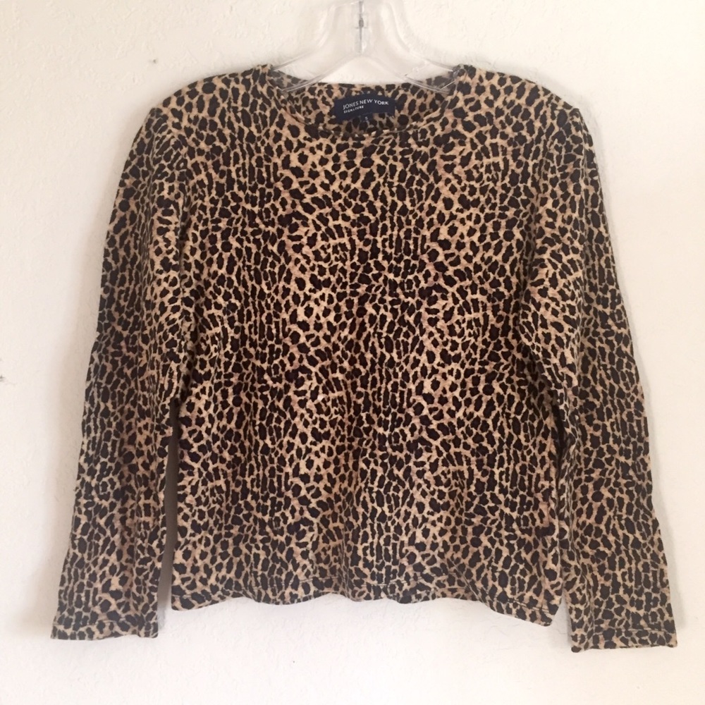 Jones New York Leopard Top