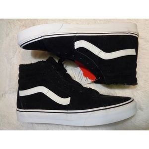 NWT MEN Van's Sk8 Hi Pig Suede Fleece SKATE SHOES